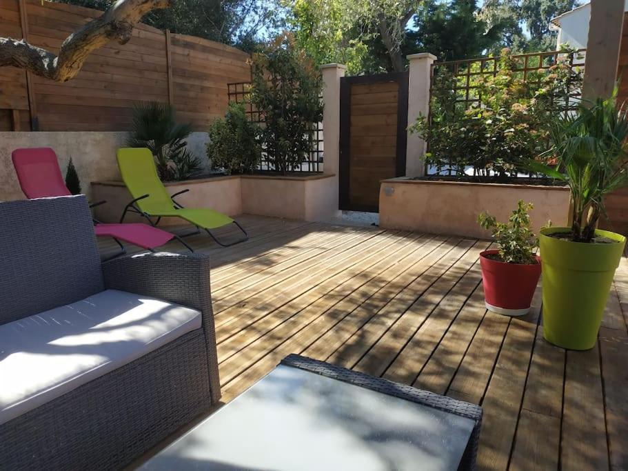 Studio Jacuzzi Prive A 8 Min A Pied De La Plage Apartman La Ciotat Kültér fotó