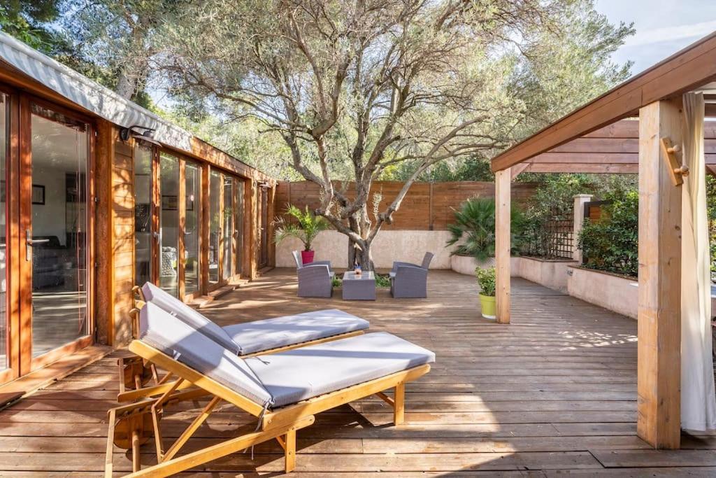 Studio Jacuzzi Prive A 8 Min A Pied De La Plage Apartman La Ciotat Kültér fotó